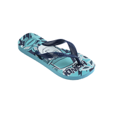 Havaianas Kids Disney Blue/Navy Blue Flip Flops Side View