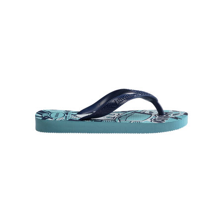 Havaianas Kids Disney Blue/Navy Blue Flip Flops Detail View