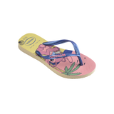 Havaianas Kids Slim Disney Buttercream Flip Flops Side View
