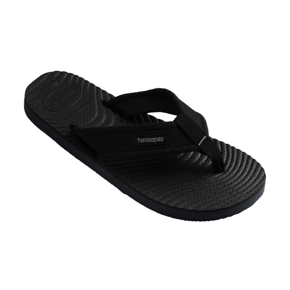 Havaianas Surfer Coast Flip Flops New Graphite/Black Flip Flops Side View