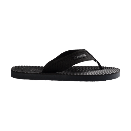 Havaianas Surfer Coast Flip Flops New Graphite/Black Flip Flops Detail View