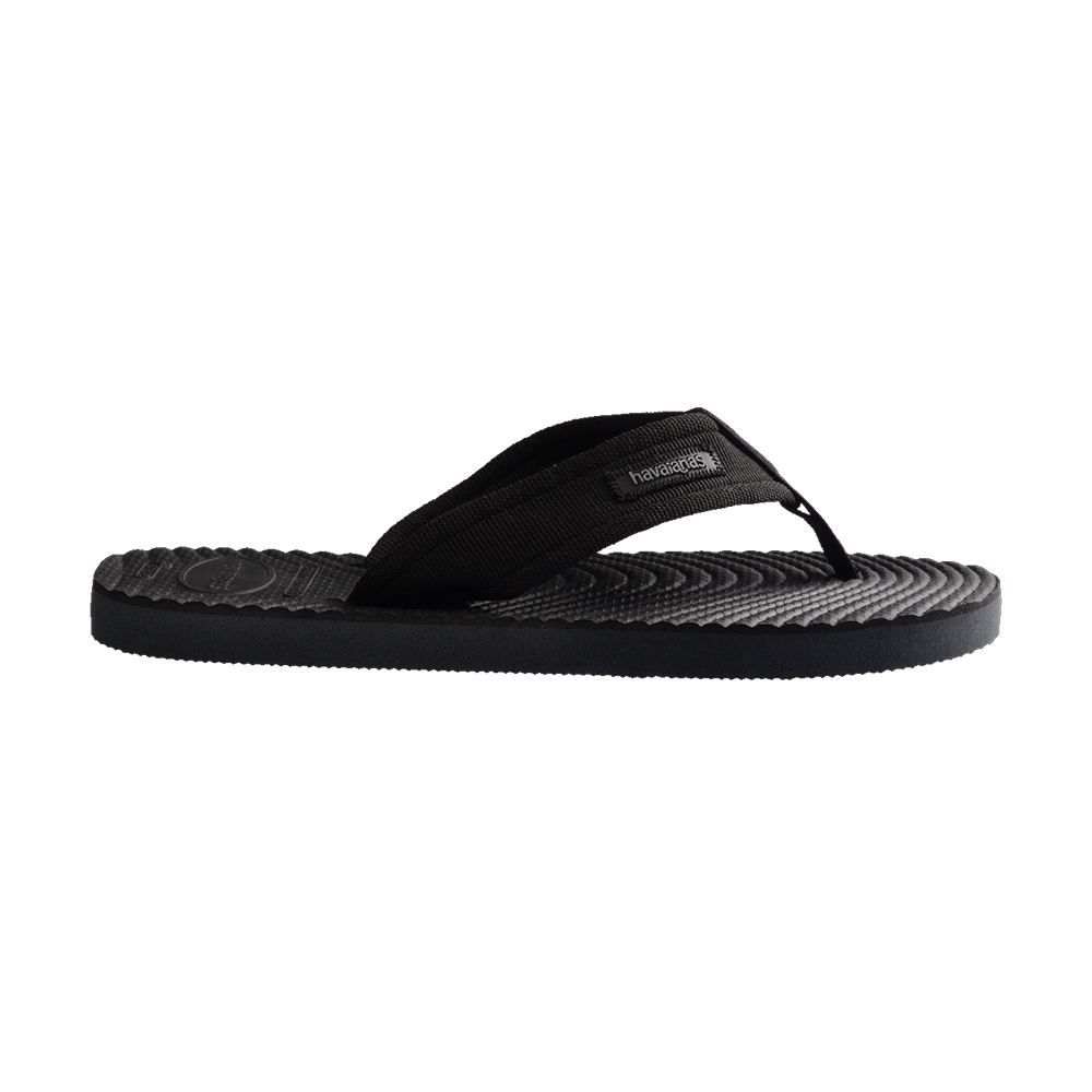 Havaianas Surfer Coast Flip Flops New Graphite/Black Flip Flops Detail View