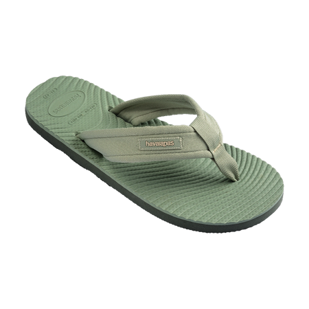 Havaianas Surfer Coast Flip Flops Green Olive Flip Flops Side View