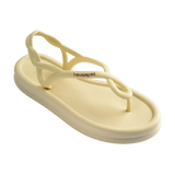 Havaianas Luna Puffed Sandals Buttercream Flip Flops Side View