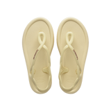 Havaianas Luna Puffed Sandals Buttercream Flip Flops Front View