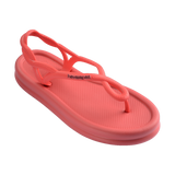 Havaianas Luna Puffed Sandals Tropical Coral Flip Flops Side View