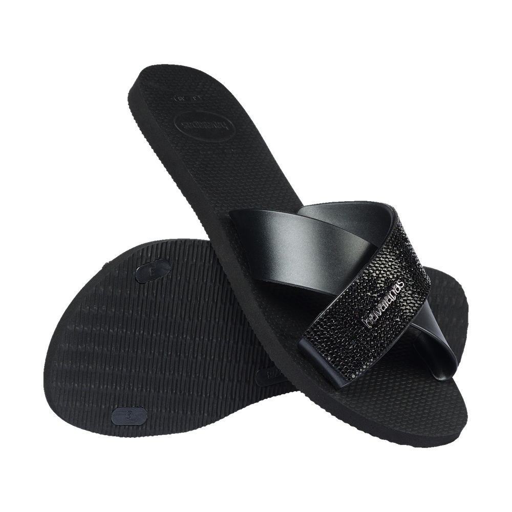 Havaianas Aqua Glow 閃耀交叉鞋帶涼鞋