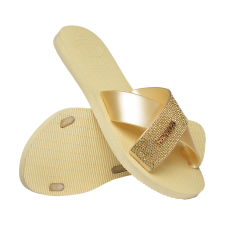 Havaianas Aqua Glow 閃耀交叉鞋帶涼鞋