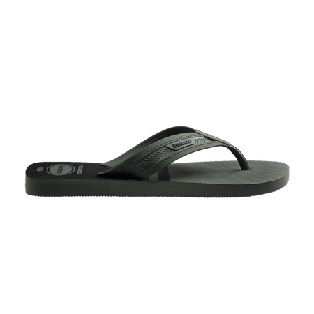 Havaianas City Basic Flip Flops Green Olive/Green Olive/Black Flip Flops Detail View