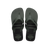 Havaianas City Basic Flip Flops Green Olive/Green Olive/Black Flip Flops Front View