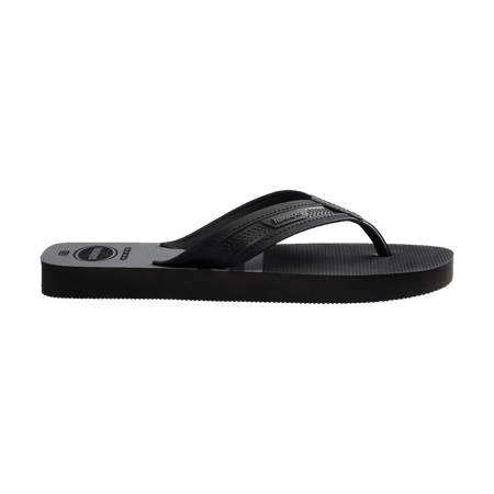 Havaianas City Basic Flip Flops Black/Black/Steel Grey Flip Flops Detail View