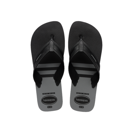Havaianas City Basic Flip Flops Black/Black/Steel Grey Flip Flops Front View