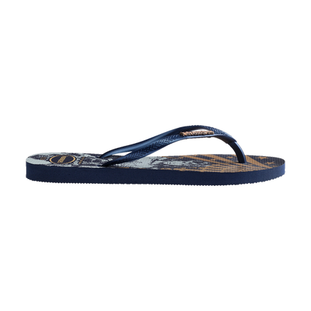 Havaianas Slim Warner Classics Flip Flops Navy Blue Flip Flops Detail View