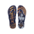 Havaianas Slim Warner Classics Flip Flops Navy Blue Flip Flops Front View