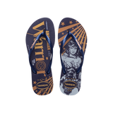 Havaianas Slim Warner Classics Flip Flops Navy Blue Flip Flops Front View