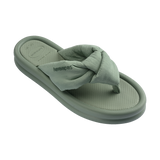 Havaianas Over Puffed Smoke Green Flip Flops Side View