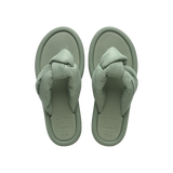 Havaianas Over Puffed Smoke Green Flip Flops Front View