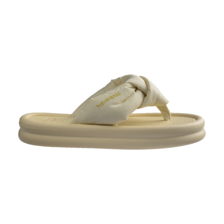 Havaianas Over Puffed Buttercream Flip Flops Detail View