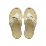 Havaianas Over Puffed Buttercream Flip Flops Front View