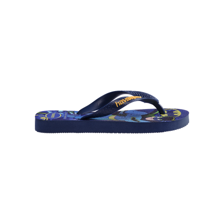 Havaianas Kids Top Warner Navy Blue Flip Flops Detail View