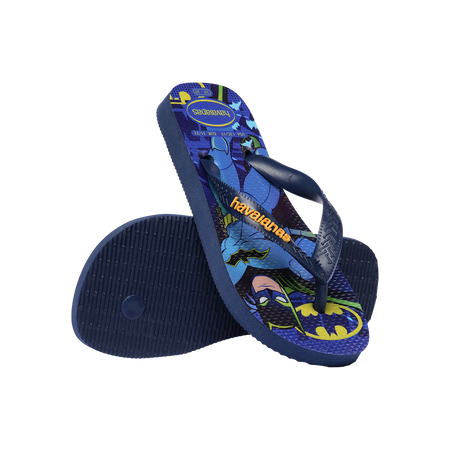 Havaianas Kids Top Warner Navy Blue Flip Flops Pair Shot