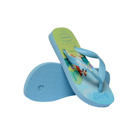 Havaianas Kids Bluey Flip Flop Transp / Black / Red / Silver Pr Flip Flops Pair Shot