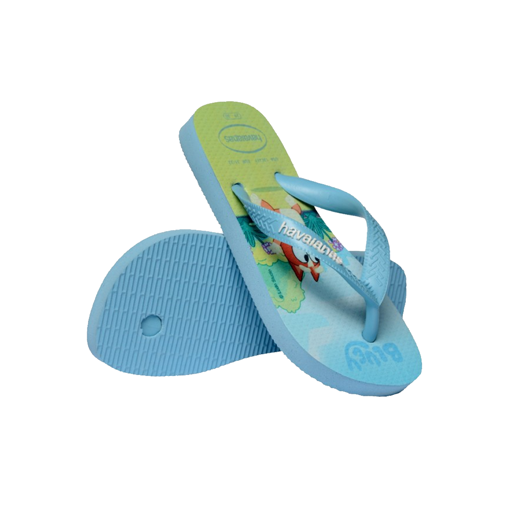 Havaianas Kids Bluey Flip Flop Transp / Black / Red / Silver Pr Flip Flops Pair Shot