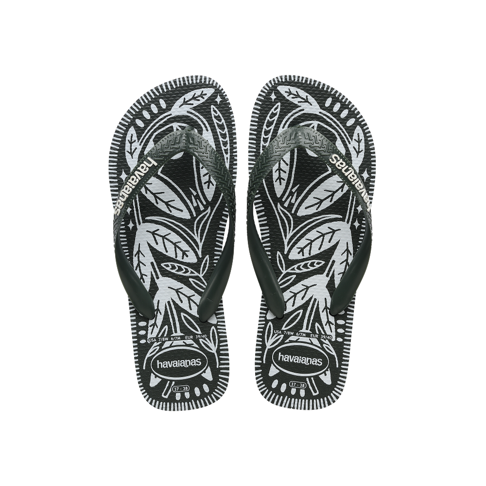 Feita de Ginga JARDIM NOTURNO Flip Flops
