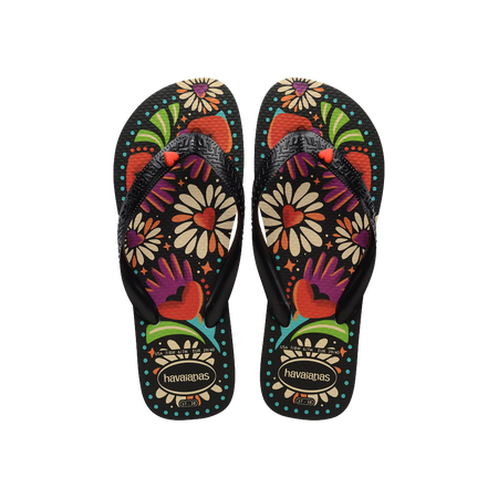 Feita de Ginga BEGÔNIA CORAÇÃO Flip Flops