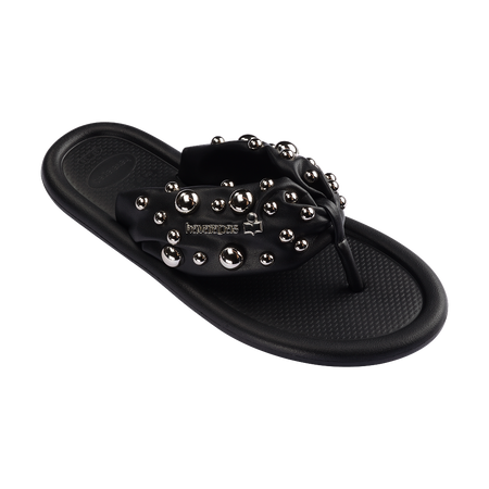 havaianas ISABEL MARANT Maxi Puffed Studs Black Flip Flops