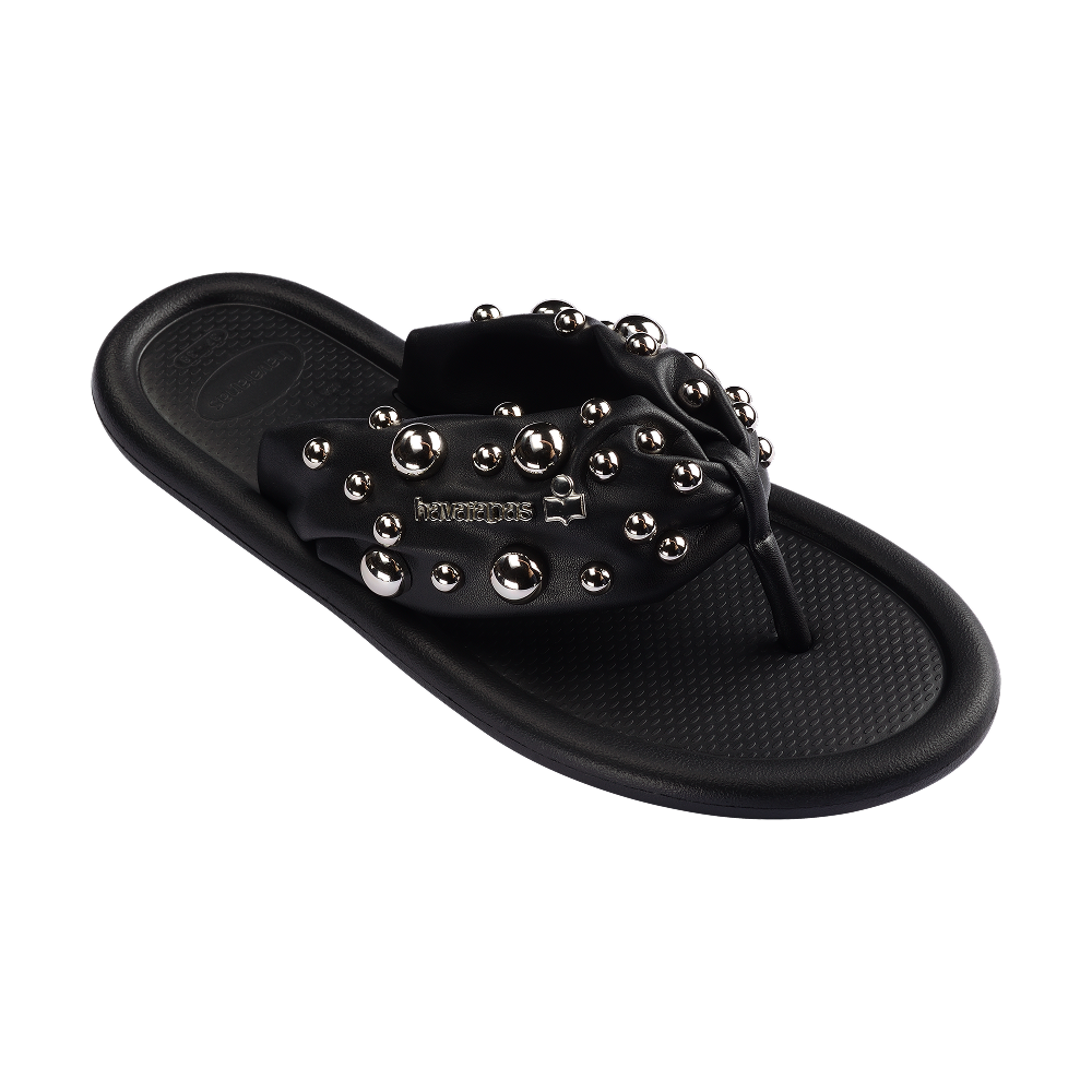 havaianas ISABEL MARANT Maxi Puffed Studs Black Flip Flops