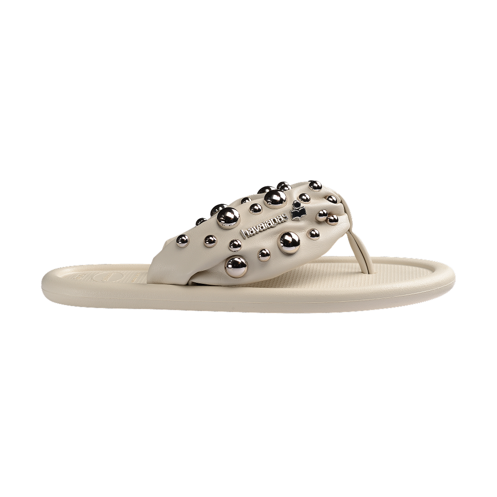 havaianas ISABEL MARANT Maxi Puffed Studs Beige Flip Flops