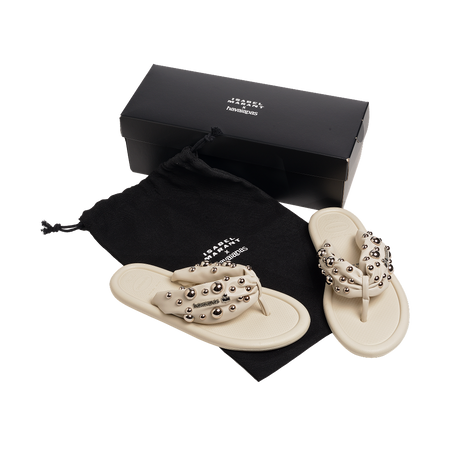 havaianas ISABEL MARANT Maxi Puffed Studs Beige Flip Flops