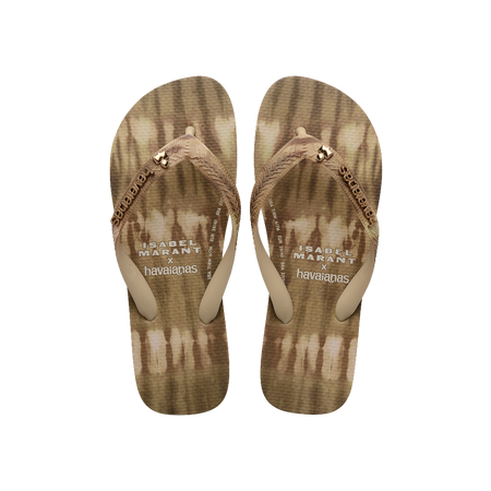 havaianas ISABEL MARANT Top Ikat Sand Grey Flip Flops