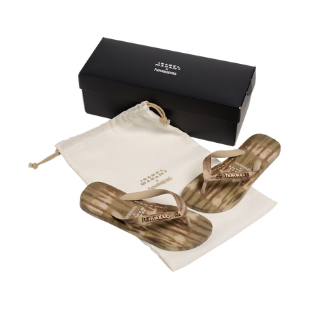 havaianas ISABEL MARANT Top Ikat Sand Grey Flip Flops