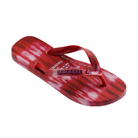 havaianas ISABEL MARANT Top Ikat Hibiscus Red Flip Flops