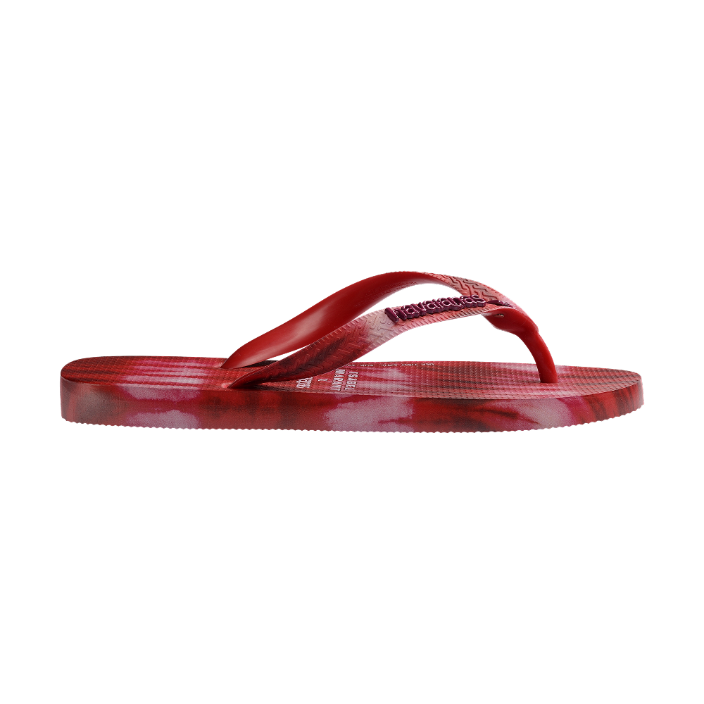 havaianas ISABEL MARANT Top Ikat Hibiscus Red Flip Flops