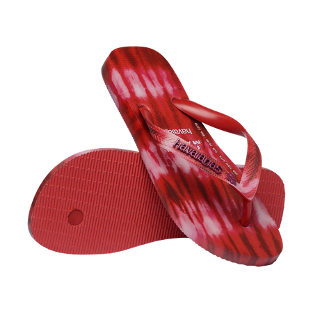 havaianas ISABEL MARANT Top Ikat Hibiscus Red Flip Flops